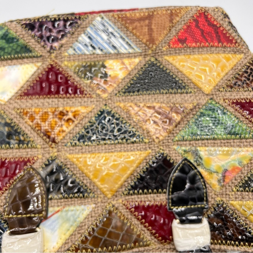 Multicolor Patchwork Leather Bag NWT - image 13